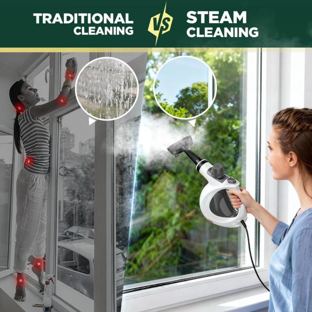 Pressurized Handheld Multi-Surface Natural Steam Cleaner