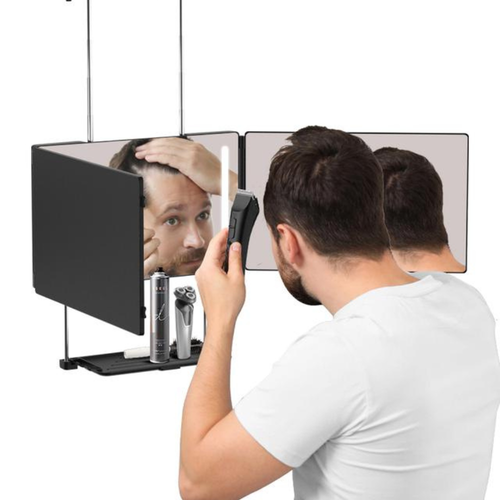 Adjustable LED Light 3 Way Mirror