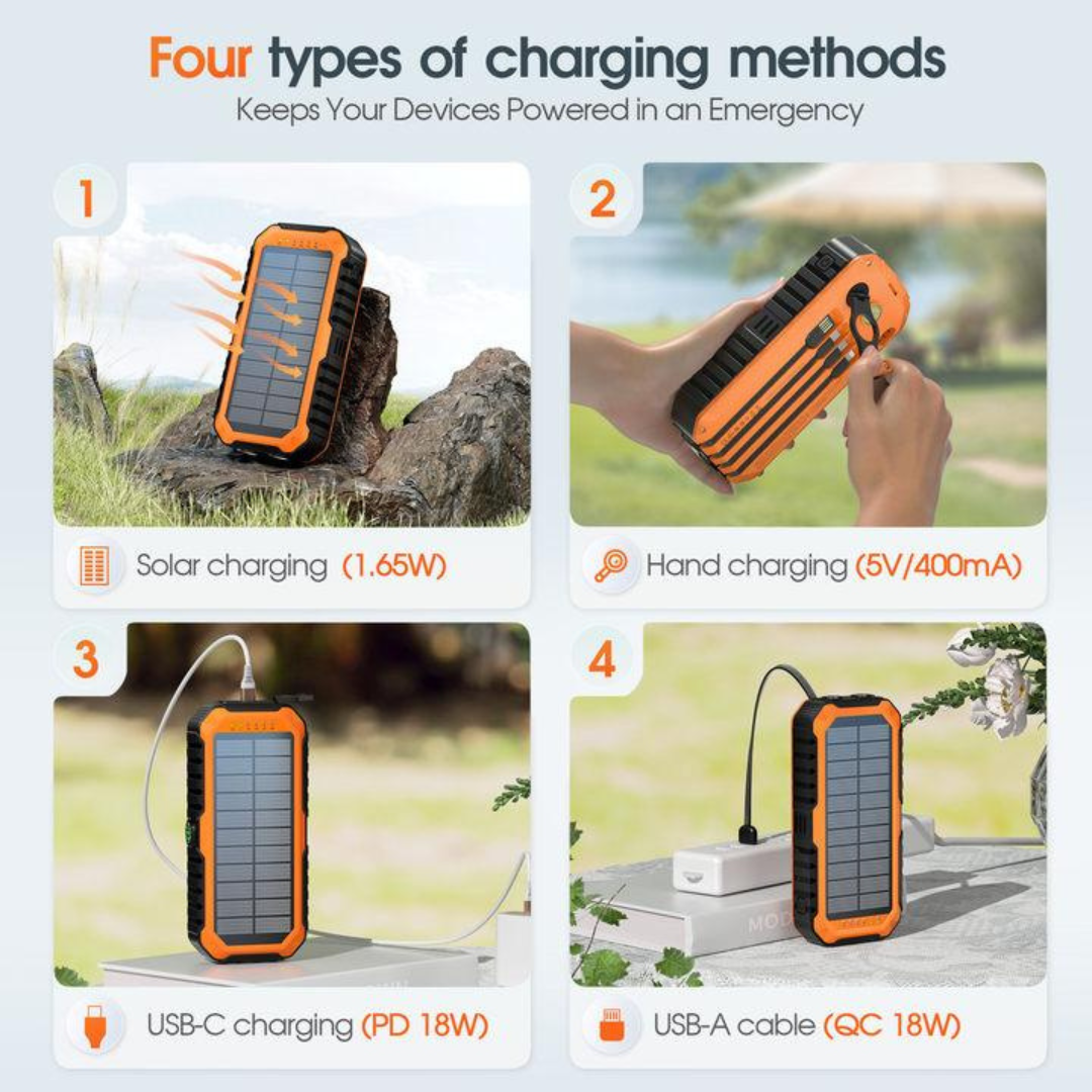 SolarCrank Power Bank