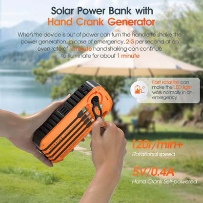 SolarCrank Power Bank
