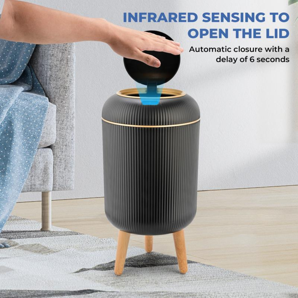 Motion Sensor Trash Can with Lid