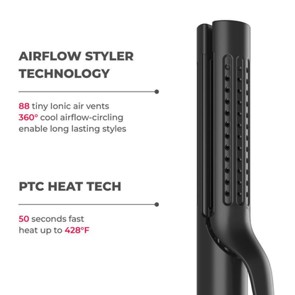 2-in-1 Hair Straightener & Curler