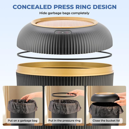 Motion Sensor Trash Can with Lid