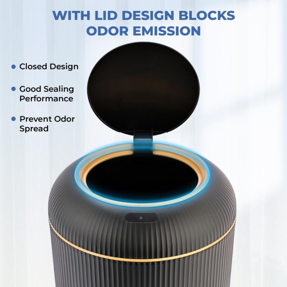 Motion Sensor Trash Can with Lid