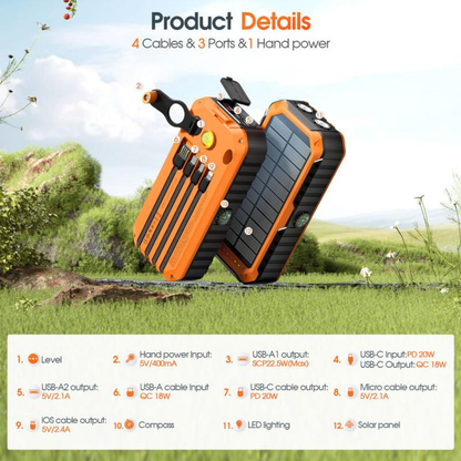 SolarCrank Power Bank