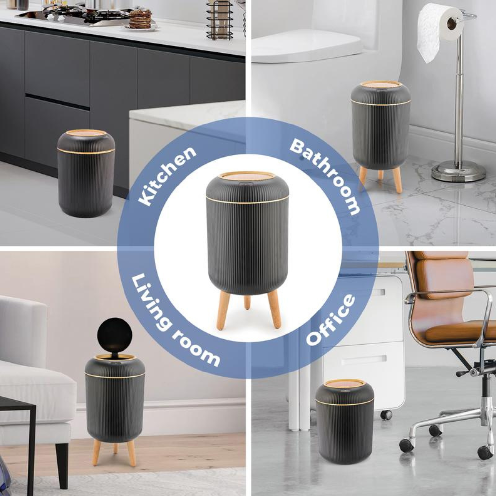 Motion Sensor Trash Can with Lid